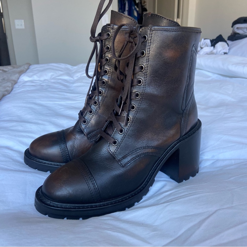 Thursday Boot Leather Combat Boots